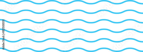 Water Wave Icon Set. Sea, Ocean, and Liquid Motion Symbols. Sound Wave, Hydro, and Aquatic Symbol Collection. Abstract water wavy sign