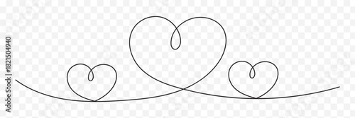 Heart. Continuous line art drawing. Hand drawn doodle vector illustration in a continuous line art . Hand drawn doodle heart. flat style, line art illustration, love vector best Collection.