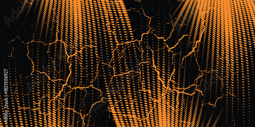 orange black brush Car sticker wrap pattern banner abstract sporty lines black orange color combination grunge brush modern.