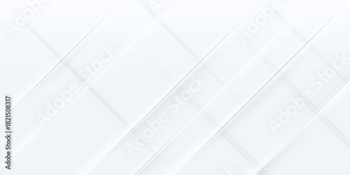 White background with beautiful abstract pattern, banner design