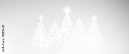 Christmas tree, sparkling lights in the shape of a fir tree on a transparent background. New Year tree made of glowing lights, gold, white, blue, green, vector, png.