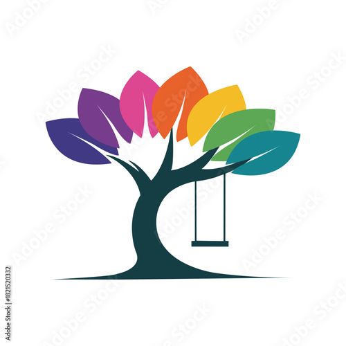 kids park, childcare, Kids Playground Logo	
