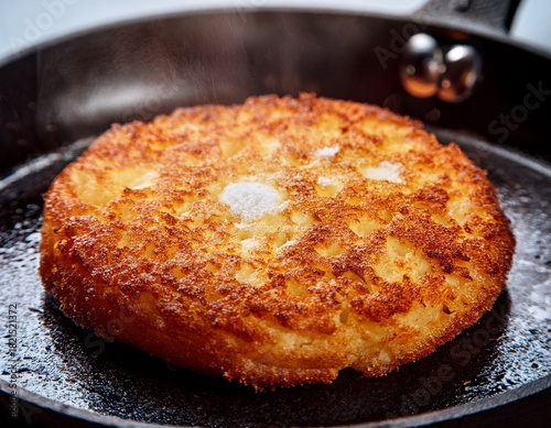a rosti in the pan
