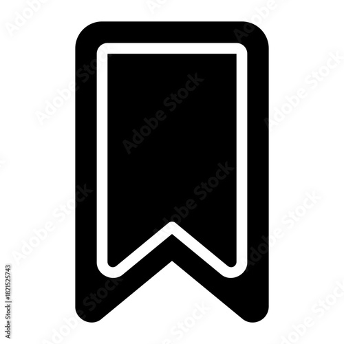 bookmark glyph icon