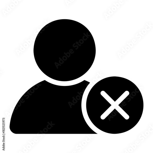 remove user glyph icon