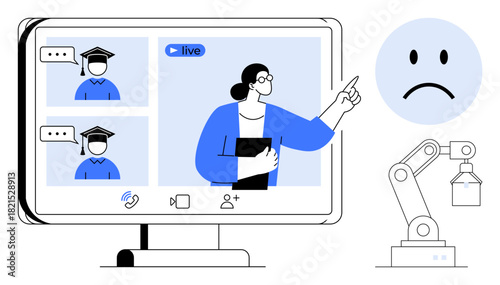 Online education. Online education combines virtual teaching, interactive discussions, and remote learning. Online education evolves alongside technology and automation. For e-learning, webinars