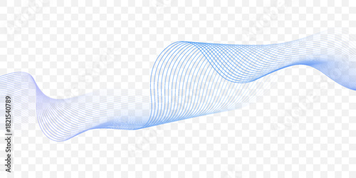 Abstract background with pink wavy lines. magenta wave background illustration. Curved wave. Abstract wave element for design