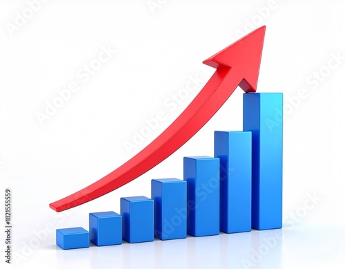 Business success represented by red arrow ascending from data charts. Free Download Business success represented by red arrow ascending from data charts. - GFXLoad