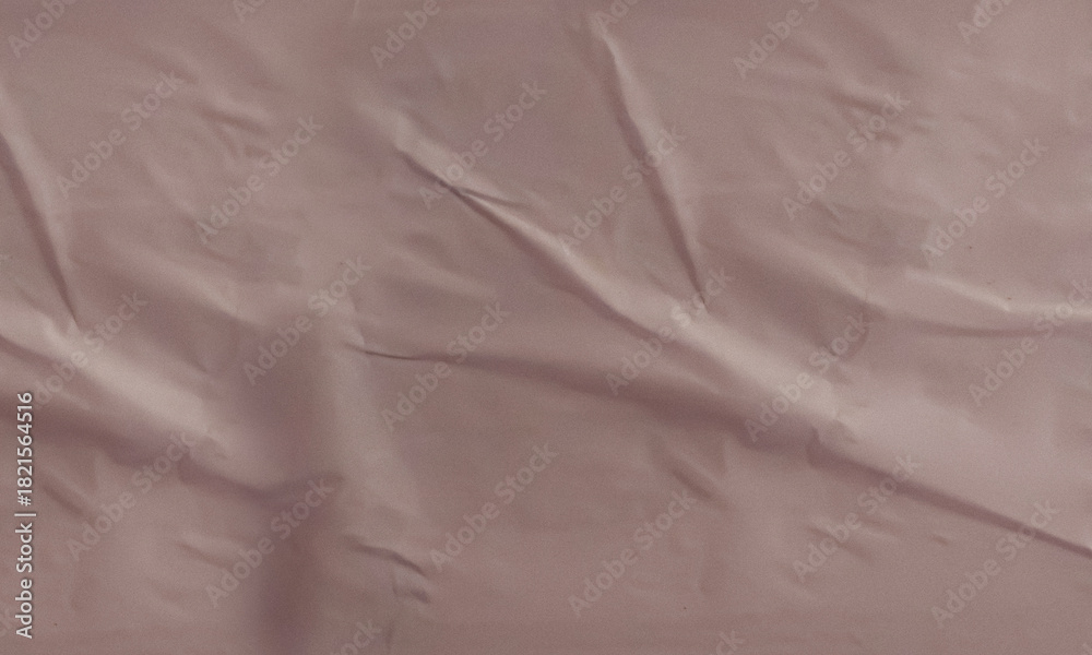 Fototapeta premium Folded white paper texture backdrop, crumpled poster surface, empty background for text or graphics