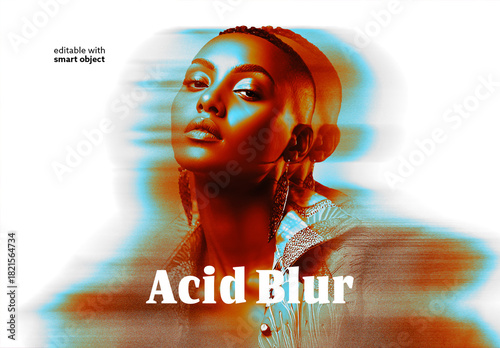 Acid Blur Photo Effect