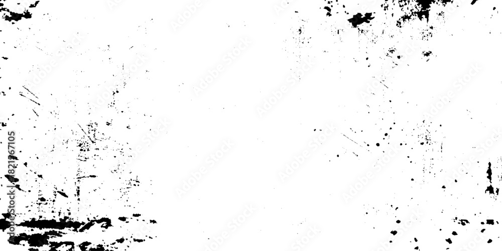 Fototapeta premium Abstract stained and dusty grainy scratched grunge Expressive ink overlay texture with distressed vintage edges organic splatter details moody artistic depth for bold abstract visuals. 