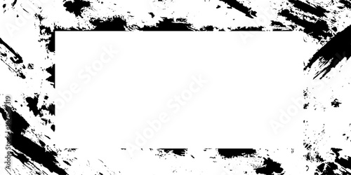 painted acrylic black scratched Grunge ink splashed border frame with stains showcasing raw expressive textures, distressed artistic edges, and bold vintage character.
