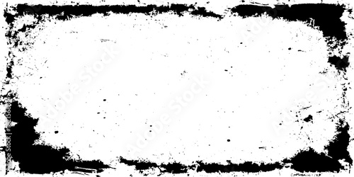 Abstract Vintage old stained and scratched dusty grunge frame border with distressed edges rustic texture artistic background for modern creative design and abstract visual appeal.
