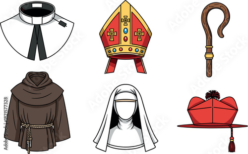 Religious Vestments and Symbols Collection