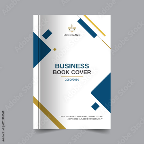 Creative Business Identity Book Cover Template for Flyer, Brochure, Magazine, and Marketing Poster
