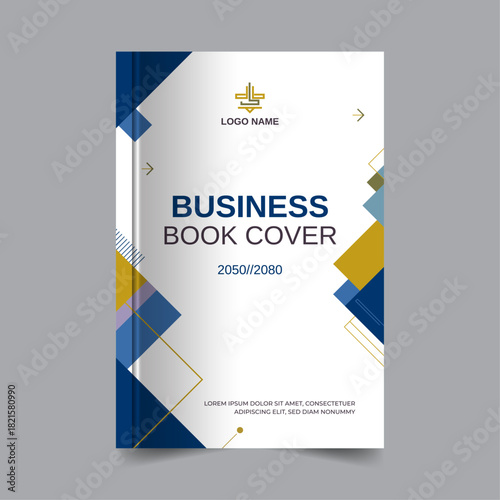 Creative Business Identity Book Cover Template for Flyer, Brochure, Magazine, and Marketing Poster
