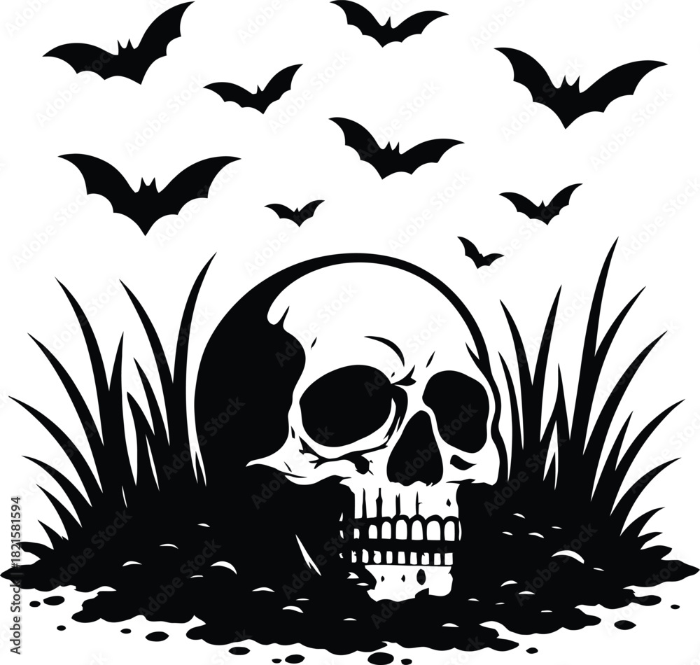 Fototapeta premium skull and crossbones