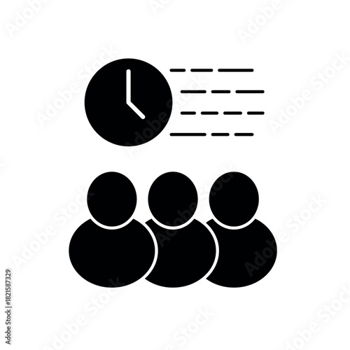 Rapid Response icon outline editable stroke line drawing eps.
