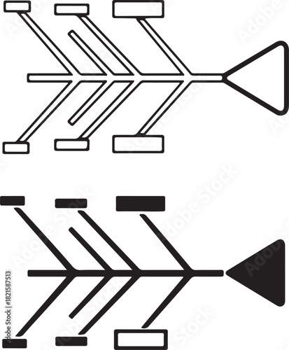 Fishbone diagram, also called ishikawa diagram, a visual tool for cause and effect analysis, problemsolving, and quality management