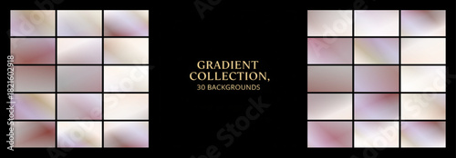 Smooth gradient of nude and light gray. Simple vector gradient background.