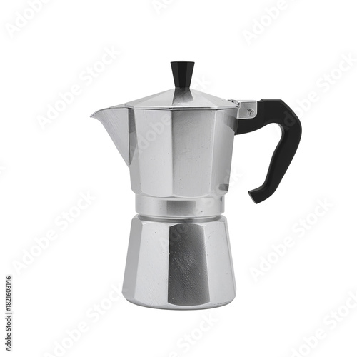 Classic Stovetop Espresso Maker for Brewing Rich Coffee at Home in Morning Ro...