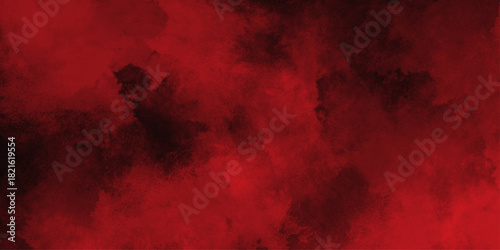 Abstract red and black textured background with a smoky effect perfect for artistic designs wallpapers . Old wall texture cement black red background .