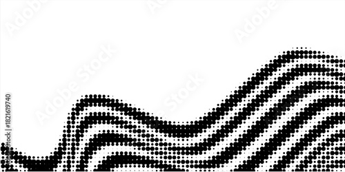 Grunge halftone black and white dots texture background. Spotted vector Abstract Texture