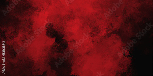 Abstract red and black textured background with a smoky effect perfect for artistic designs wallpapers . Old wall texture cement black red background .