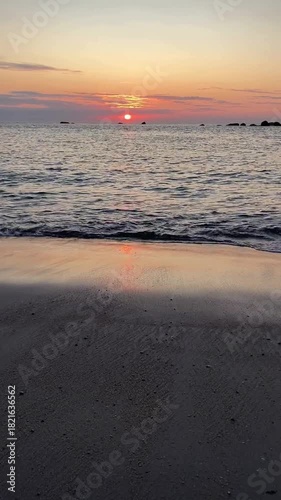 Coucher de soleil breton.