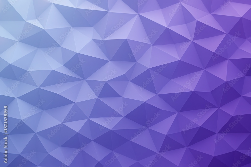 Fototapeta premium Cool Blue Low Poly Geometric Minimal Background with Clean Abstract Polygon Texture
