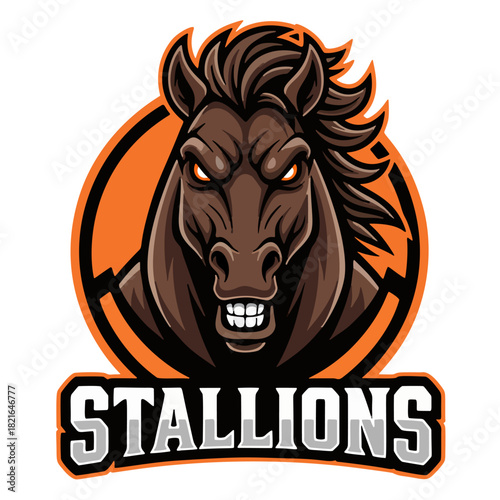 Esports logo of a wild, ferocious predator ready to hunt and dominate the game with strong, fast and deadly performance