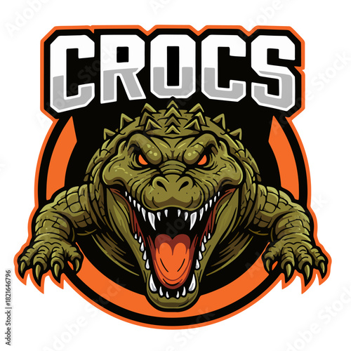 Esports logo of a wild, ferocious predator ready to hunt and dominate the game with strong, fast and deadly performance
