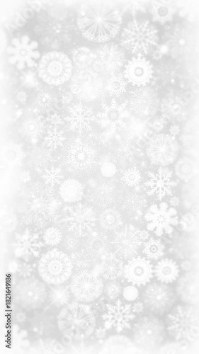 Merry Christmas And Happy New Year Vertical Background
Vertical resolution animation of a merry christmas and happy new year blank winter background with winter snowy texture and lodestar spinning in