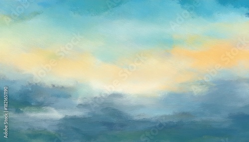 watercolor cloudy sky background