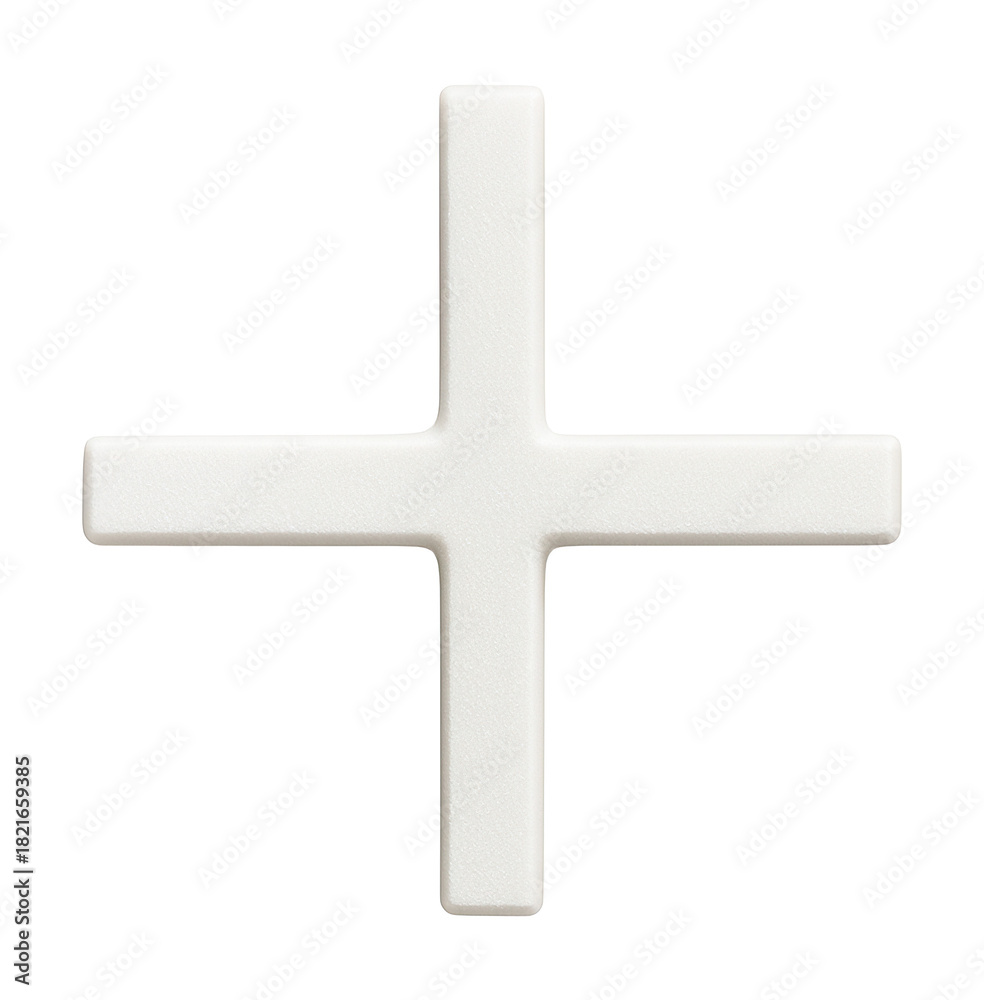 Obraz premium 1mm mini tile spacer cross for accurate spacing in detailed tile designs.