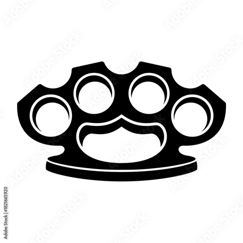 Knuckles silhouette vector icon,minimalist and modern design ideas,isolated on white background,can be for signs,logo,or symbol 