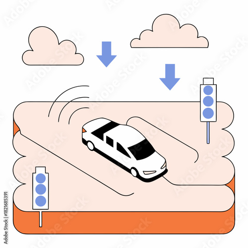 Autonomous vehicle communication with traffic signals and cloud data