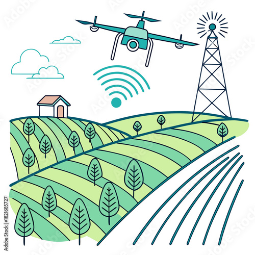 Drone technology enhances modern agriculture and farming operations