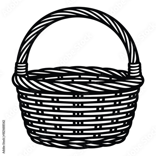 basket vector illustration