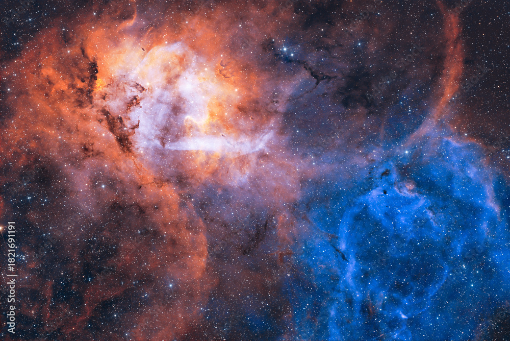 Fototapeta premium Lion Nebula (SH2-132)
