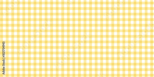 yellow cute pastel plaid background. vector modern pattern.