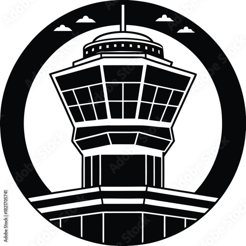 black and white shield