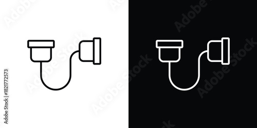 Exercise bands icon. Black illustration isolated for graphic and web design.