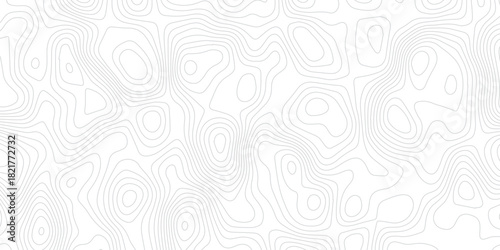 topographic seamless pattern with lines. abstract pattern with swirls. white wave paper curved reliefs background. geographic mountain relief. topographic contour lines vector background.