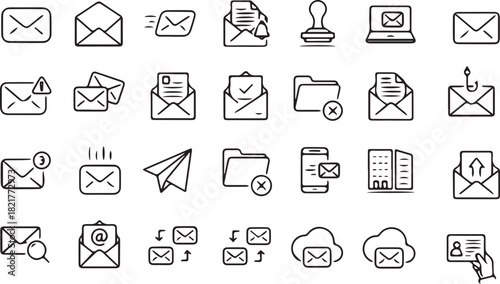 A vector-based line icon set featuring consistent stroke style, pixel-perfect geometry, and editable paths. Provided in SVG, AI, EPS, and transparent PNG formats, with 24×24 and 48×48 pixel grid optio