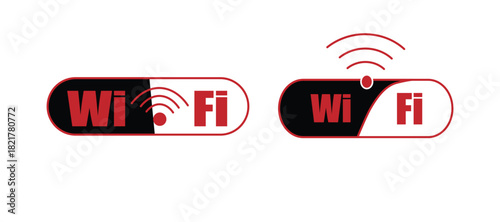 wireless and wifi icon set. internet icon symbol sign collection, vector illustration