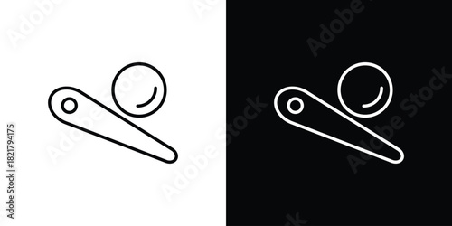 Tableau sur toile Pinball icon