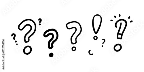 Question Marks And Exclamation Marks With Punctuation