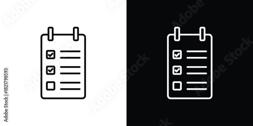Reservation icon. Black illustration isolated for graphic and web design.