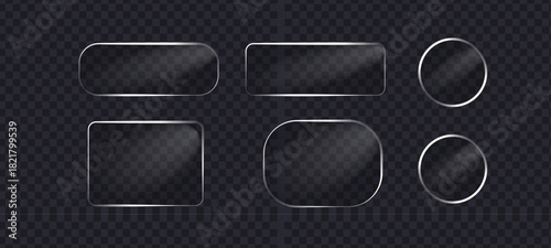 set of metal buttons with screws